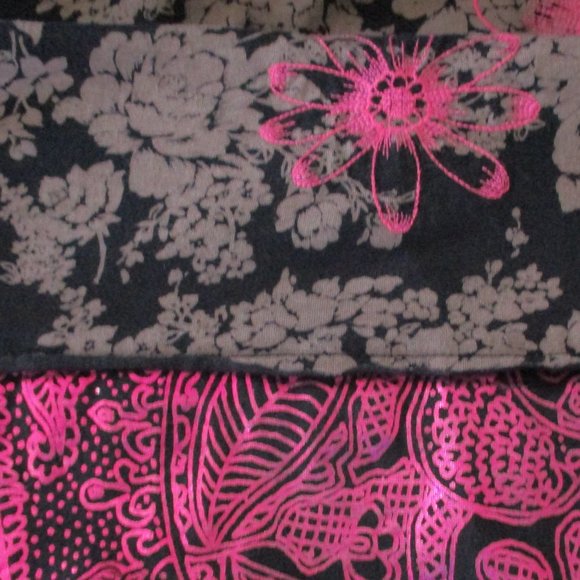 DESIGUAL Black & Red Multi-Pattern Long Sleeve Dress - Picture 5 of 8